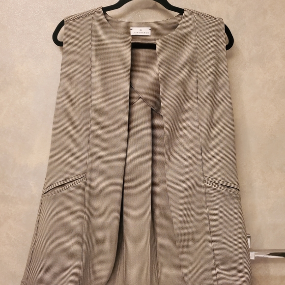 Sleeveless Blazer Houndstooth - Picture 3 of 6